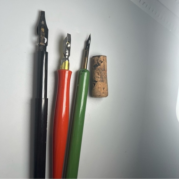 Vintage Mitchell Pedigree Round Hand Penstyle Fountain Pen Nibs Incomplete - Picture 4 of 4